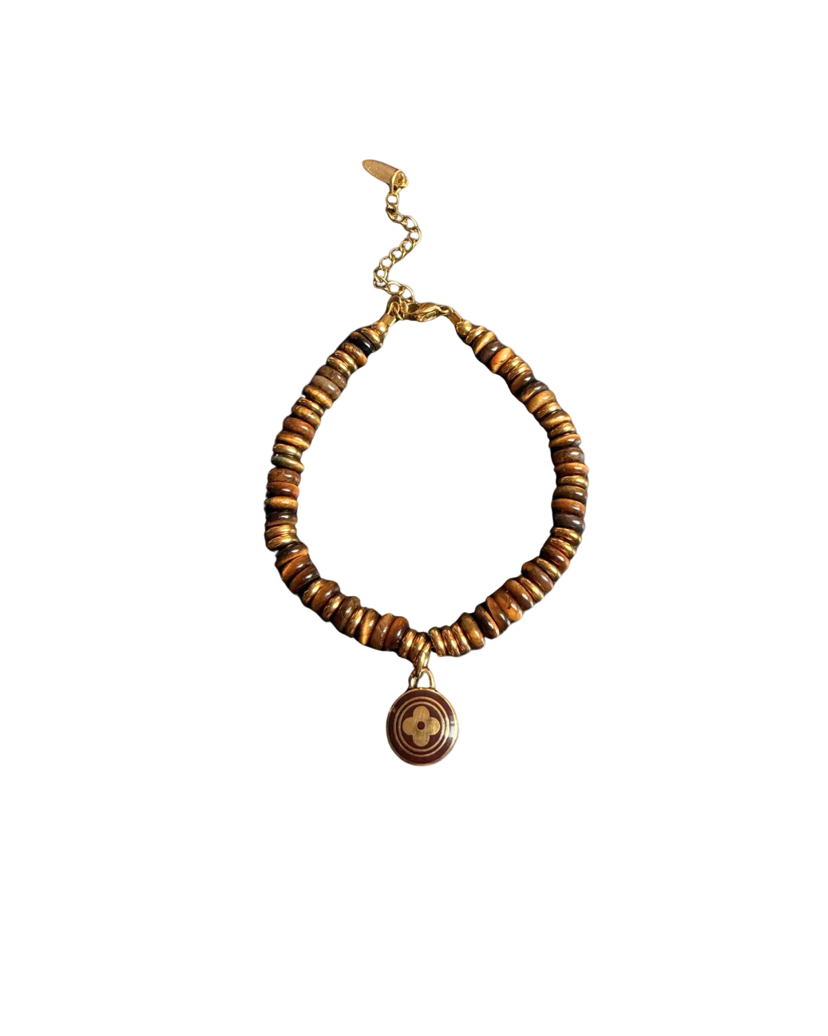 Authentic Louis Vuitton Nude Pendant - Reworked Stones Bracelet