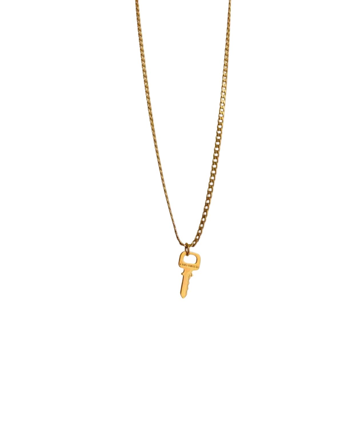 Authentic Louis Vuitton Key Pendant- Reworked Necklace