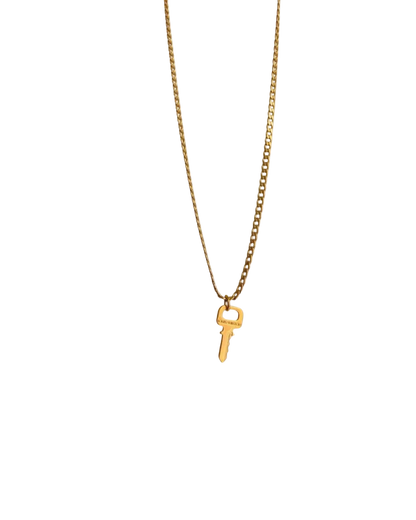 Authentic Louis Vuitton Key Pendant- Reworked Necklace