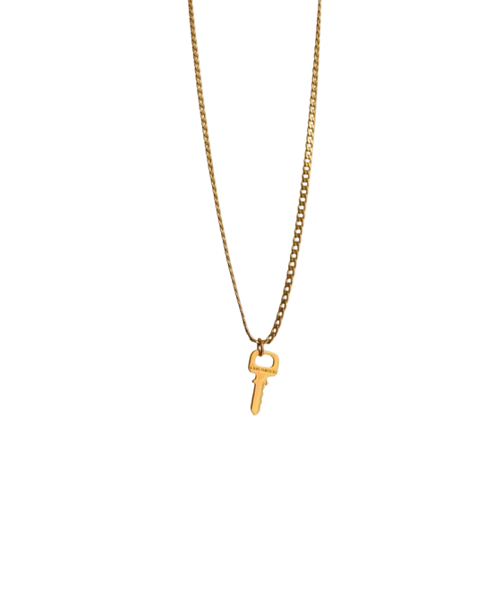 Authentic Louis Vuitton Key Pendant- Reworked Necklace