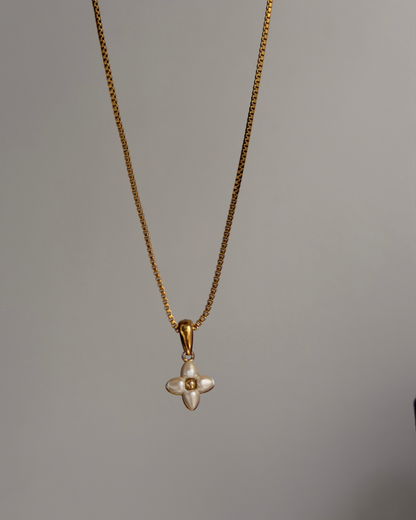 Authentic Louis Vuitton Floragram Pendant- Reworked Necklace