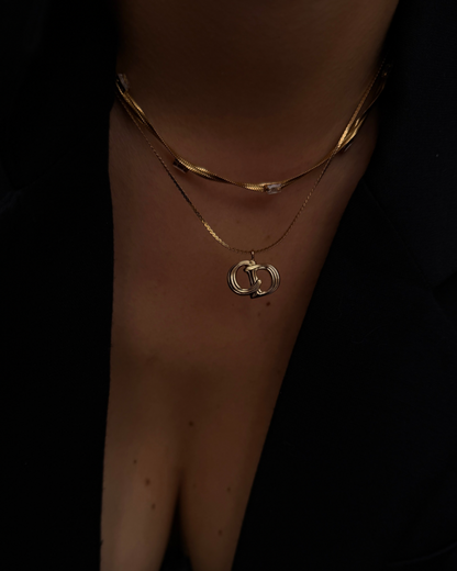 Authentic Christian Dior Vintage Pendant- Necklace
