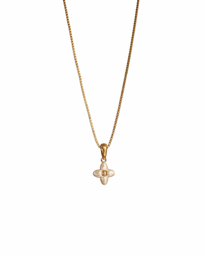 Authentic Louis Vuitton Floragram Pendant- Reworked Necklace