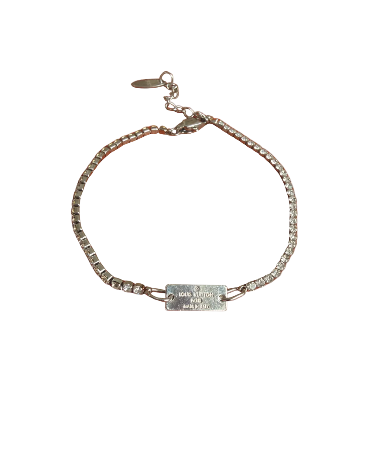 Authentic Louis Vuitton Tag Pendant- Reworked Bracelet