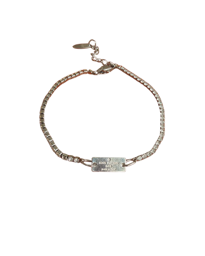 Authentic Louis Vuitton Tag Pendant- Reworked Bracelet