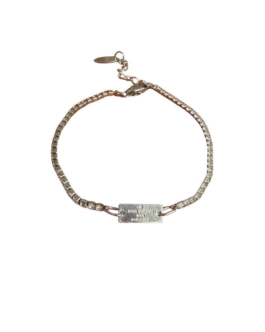 Authentic Louis Vuitton Tag Pendant- Reworked Bracelet