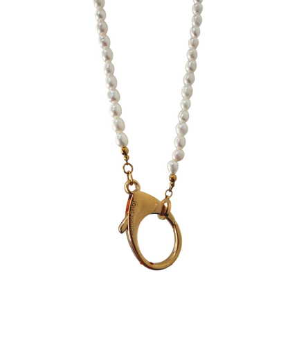 Authentic Louis Vuitton Clasp - Natural Pearls Necklace