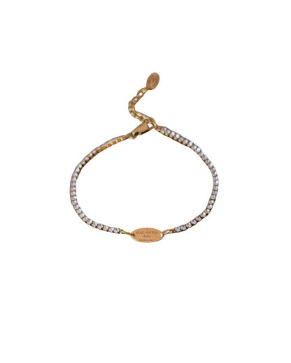 Authentic Louis Vuitton Tag - Reworked Tennis Bracelet