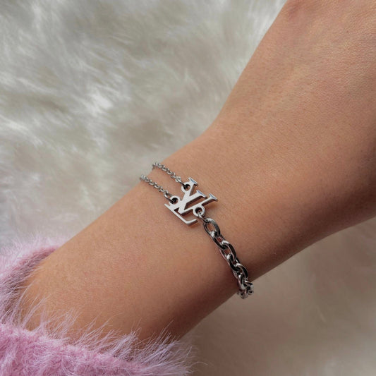 Authentic Louis Vuitton Pendant- Reworked Bracelet