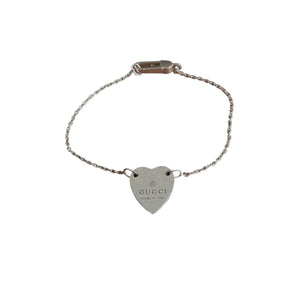 Authentic Gucci Pendant Heart & Bracelet Set -Repurposed Necklace