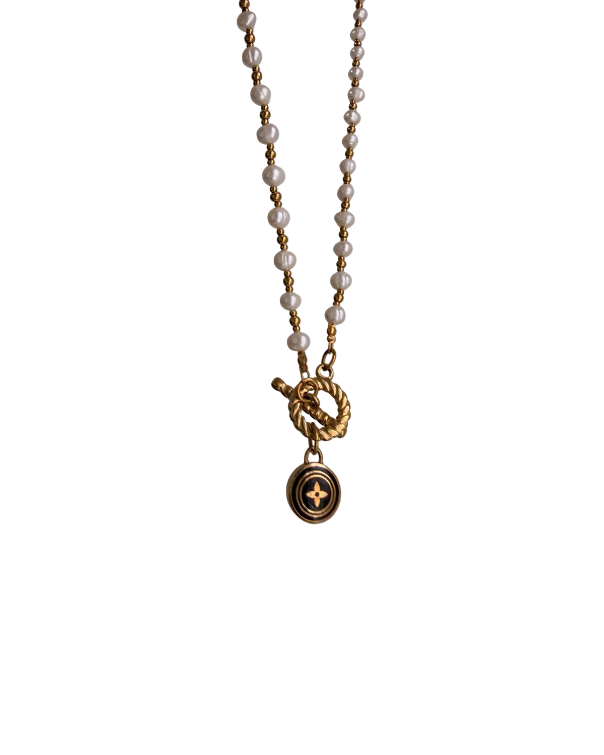 Authentic Louis Vuitton  Nude Pastilles Pearls Necklace