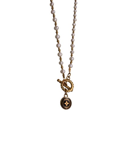 Authentic Louis Vuitton  Nude Pastilles Pearls Necklace