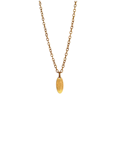 Authentic Louis Vuitton Tag Pendant- Reworked Necklace