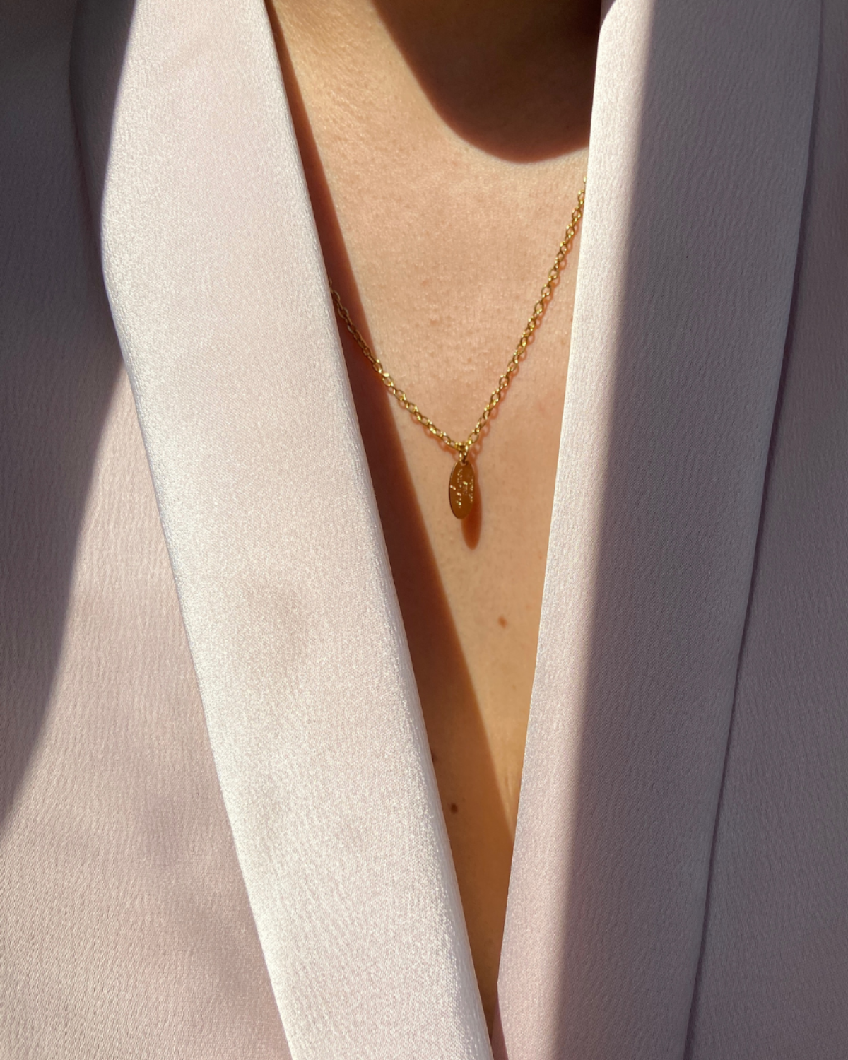 Authentic Louis Vuitton Tag Pendant- Reworked Necklace
