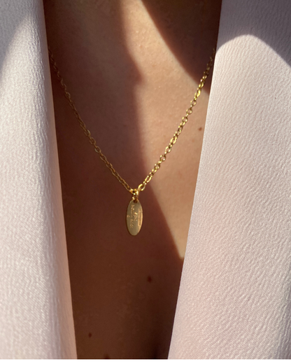 Authentic Louis Vuitton Tag Pendant- Reworked Necklace