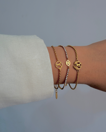 Authentic Louis Vuitton Blooming - Reworked Tennis Bracelet