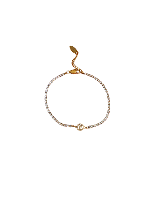 Authentic Louis Vuitton Blooming - Reworked Tennis Bracelet