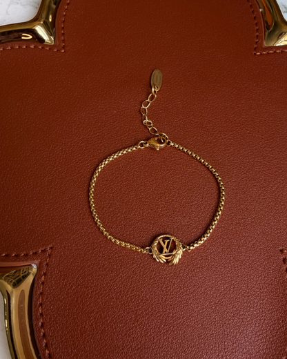 Authentic Louis Vuitton Logo Blooming - Reworked Bracelet