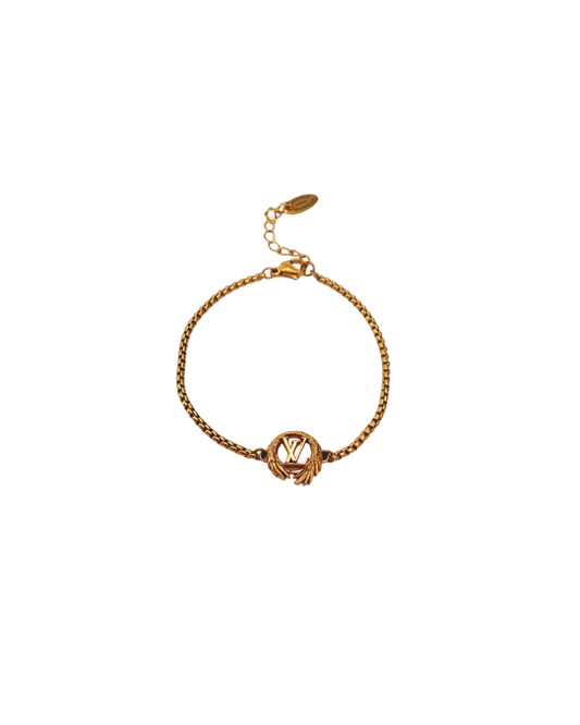 Authentic Louis Vuitton Logo Blooming - Reworked Bracelet