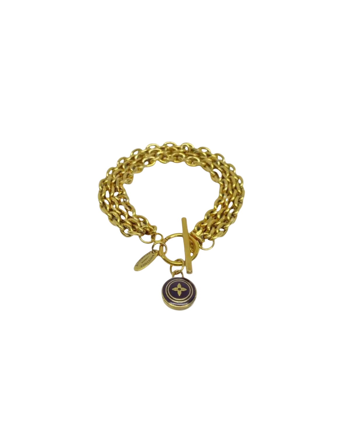 Authentic Louis Vuitton Pendant - Repurposed Bracelet