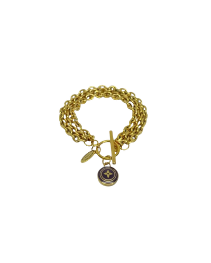 Authentic Louis Vuitton Pendant - Repurposed Bracelet