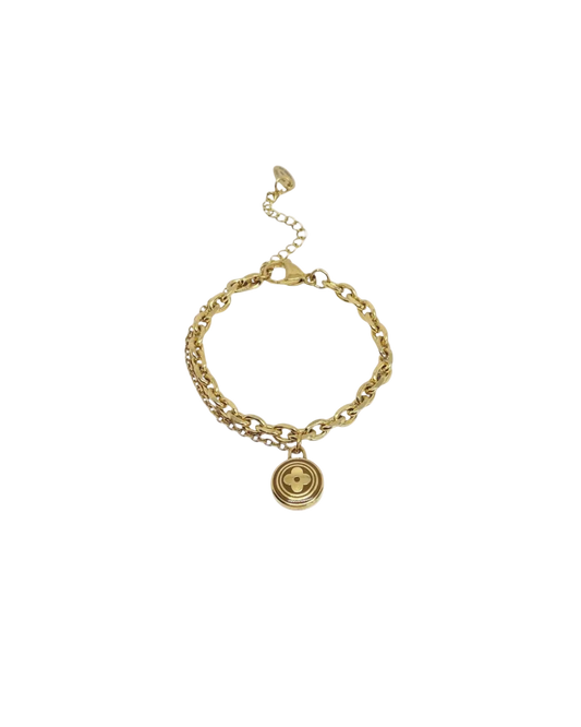 Authentic Louis Vuitton Pendant - Repurposed Bracelet