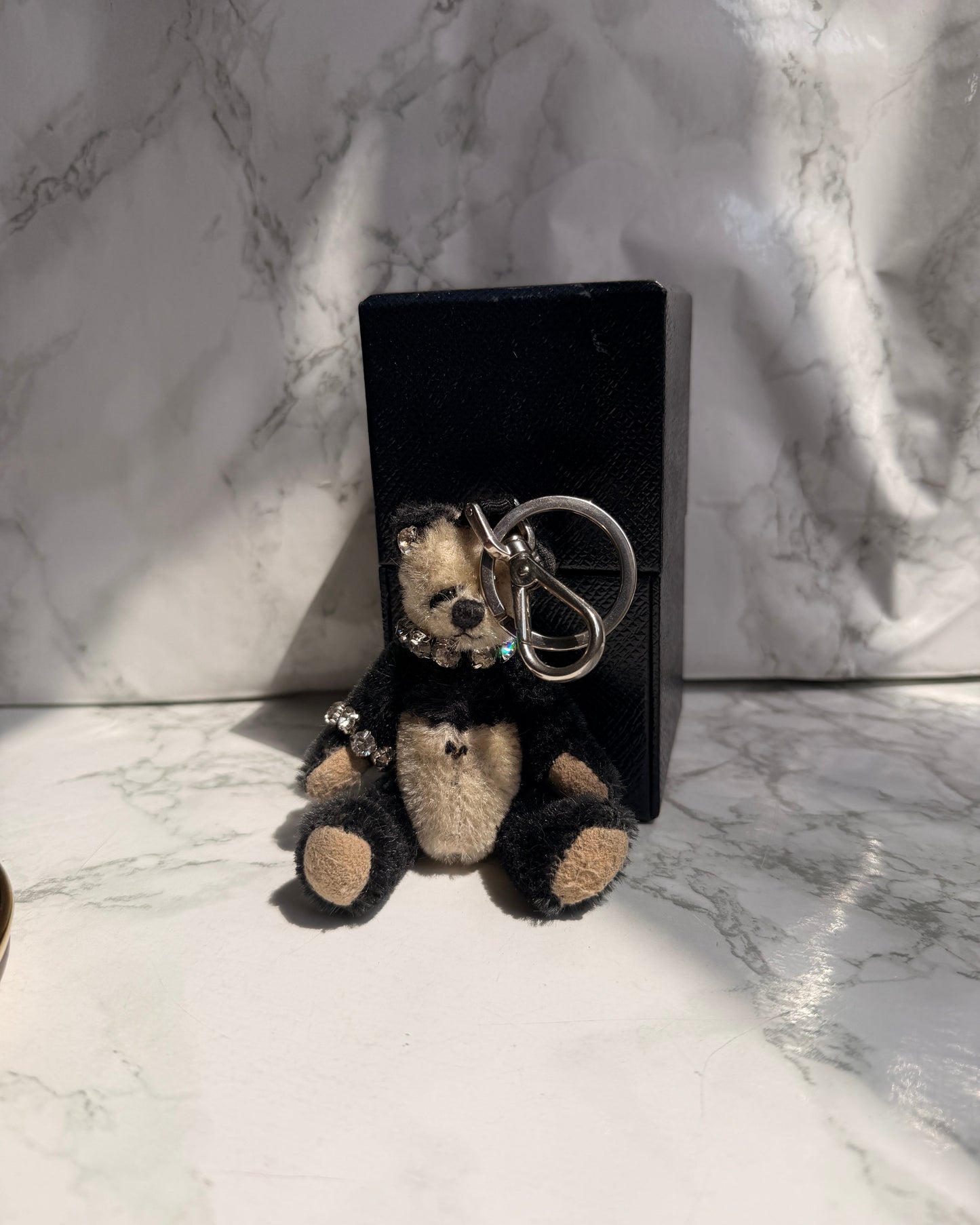 Authentic Prada Panda Bear Keychain with Box
