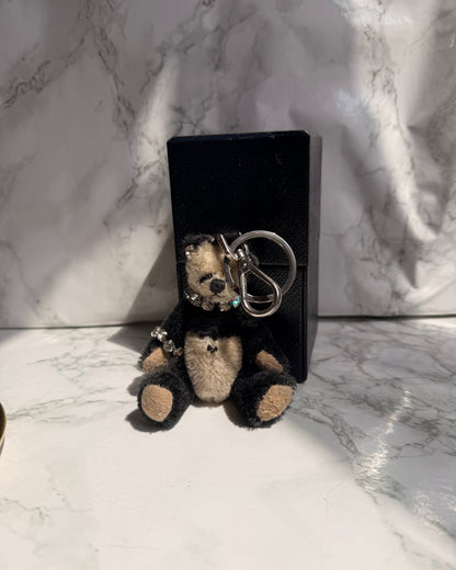 Authentic Prada Panda Bear Keychain with Box