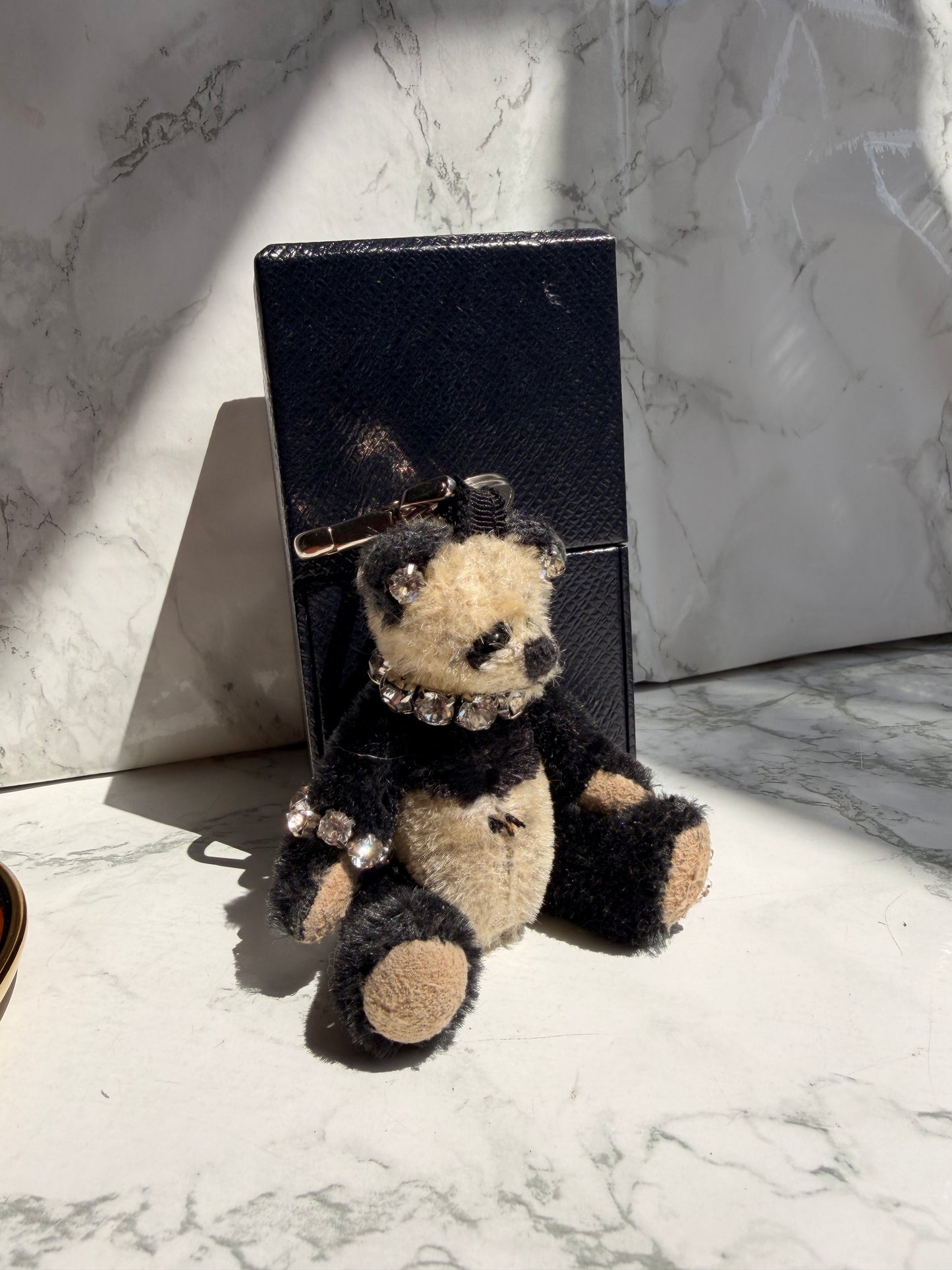 Authentic Prada Panda Bear Keychain with Box