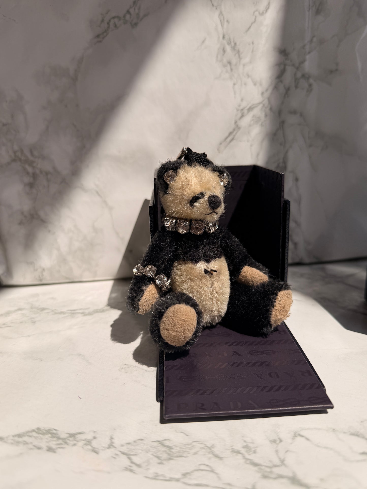 Authentic Prada Panda Bear Keychain with Box