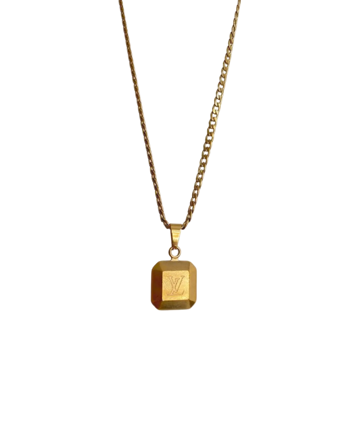 Authentic Louis Vuitton Pendant -Repurposed Necklace