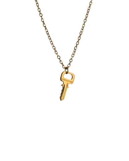 Authentic Louis Vuitton Key Pendant- Dainty Necklace