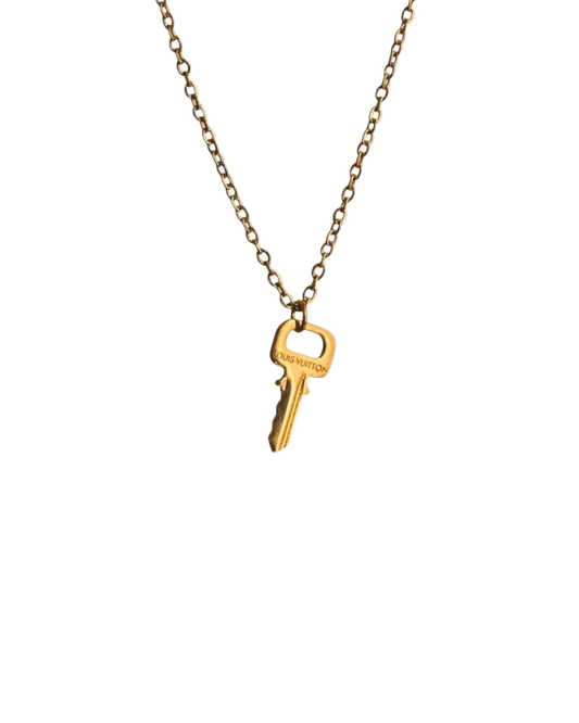 Authentic Louis Vuitton Key Pendant- Dainty Necklace