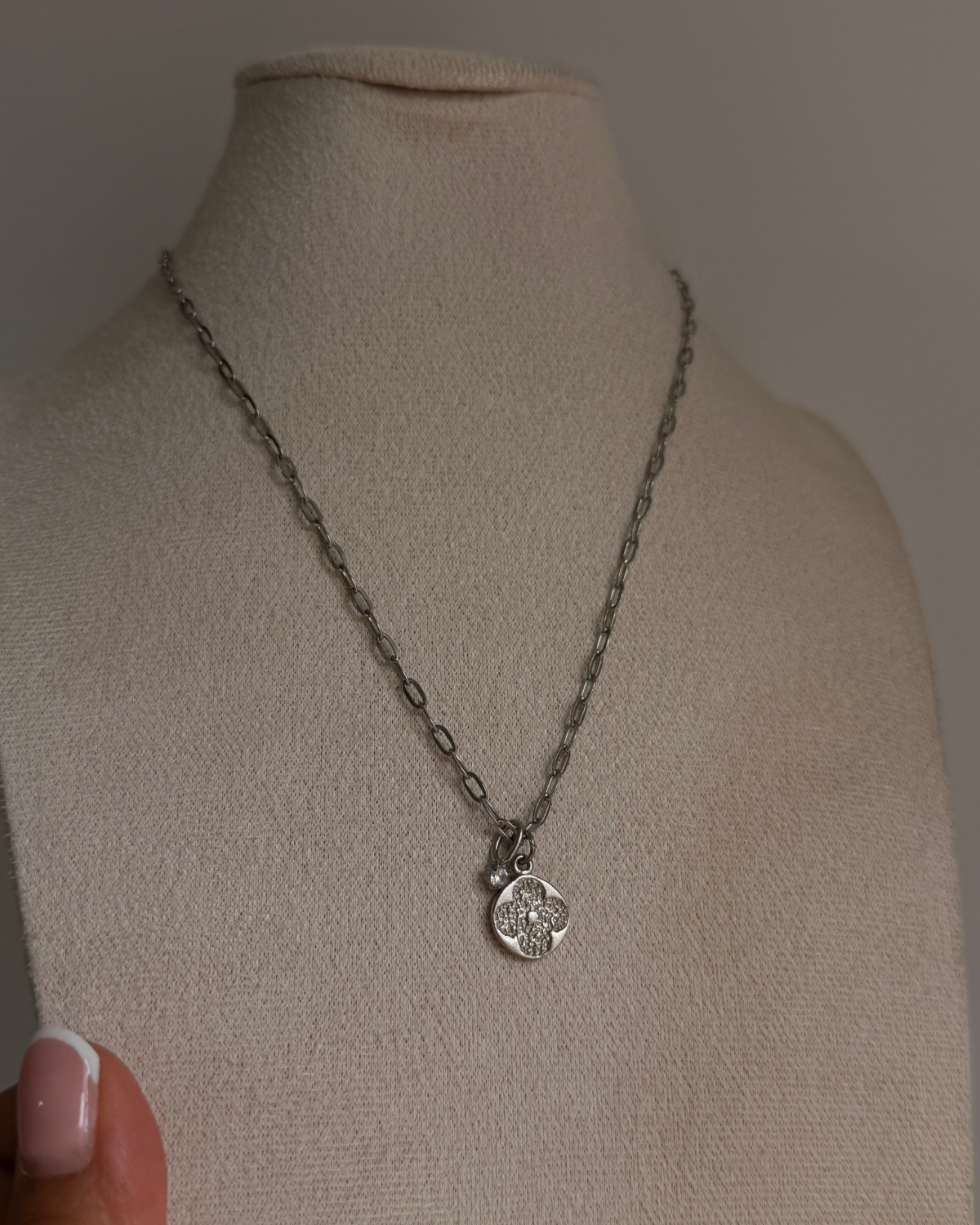 Authentic Louis Vuitton Petite Bloom- Reworked Necklace