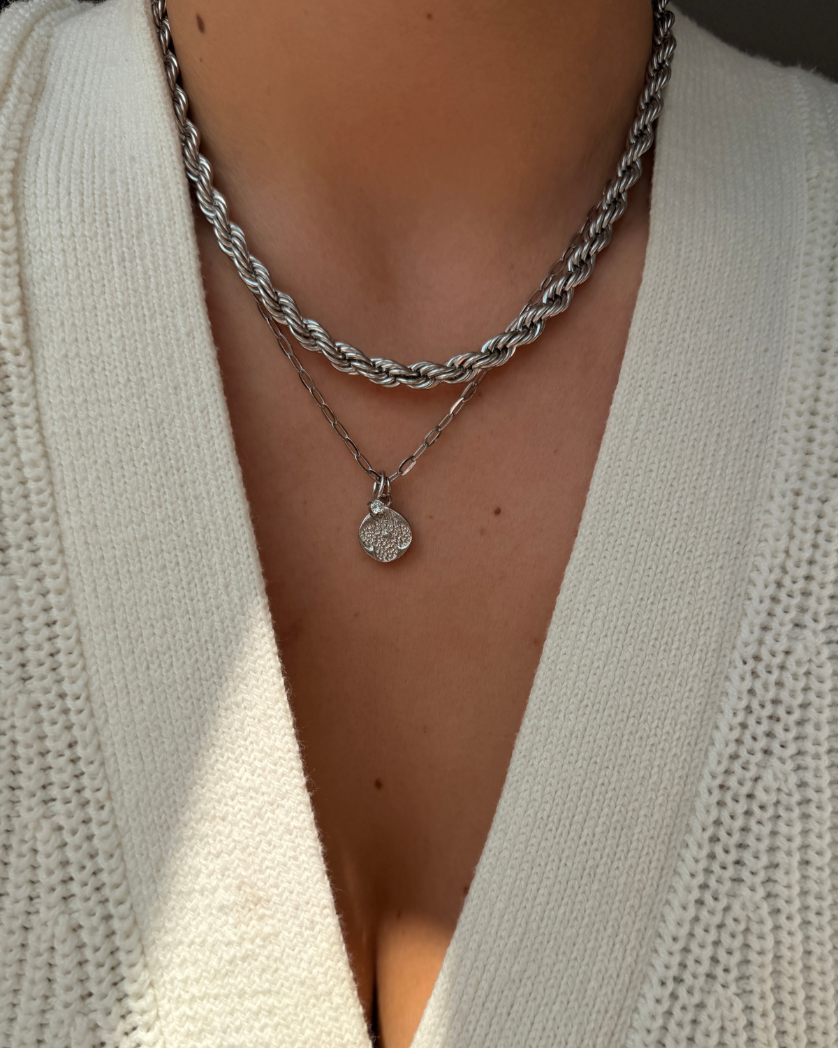 Authentic Louis Vuitton Petite Bloom- Reworked Necklace