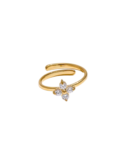 Fleur Crystal Ring