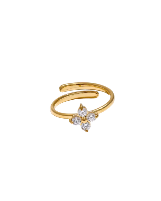 Fleur Crystal Ring