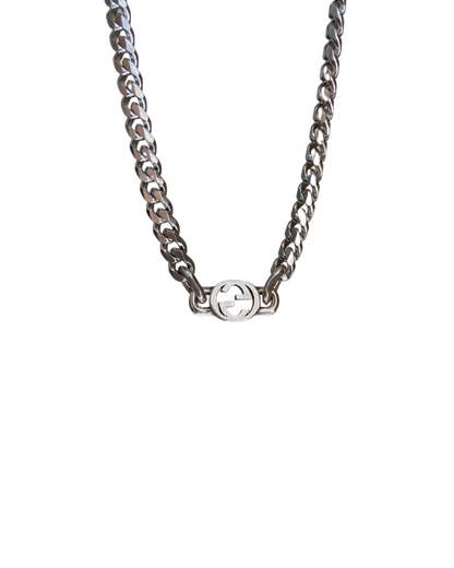 Authentic Gucci Interlocking Pendant Repurposed Choker