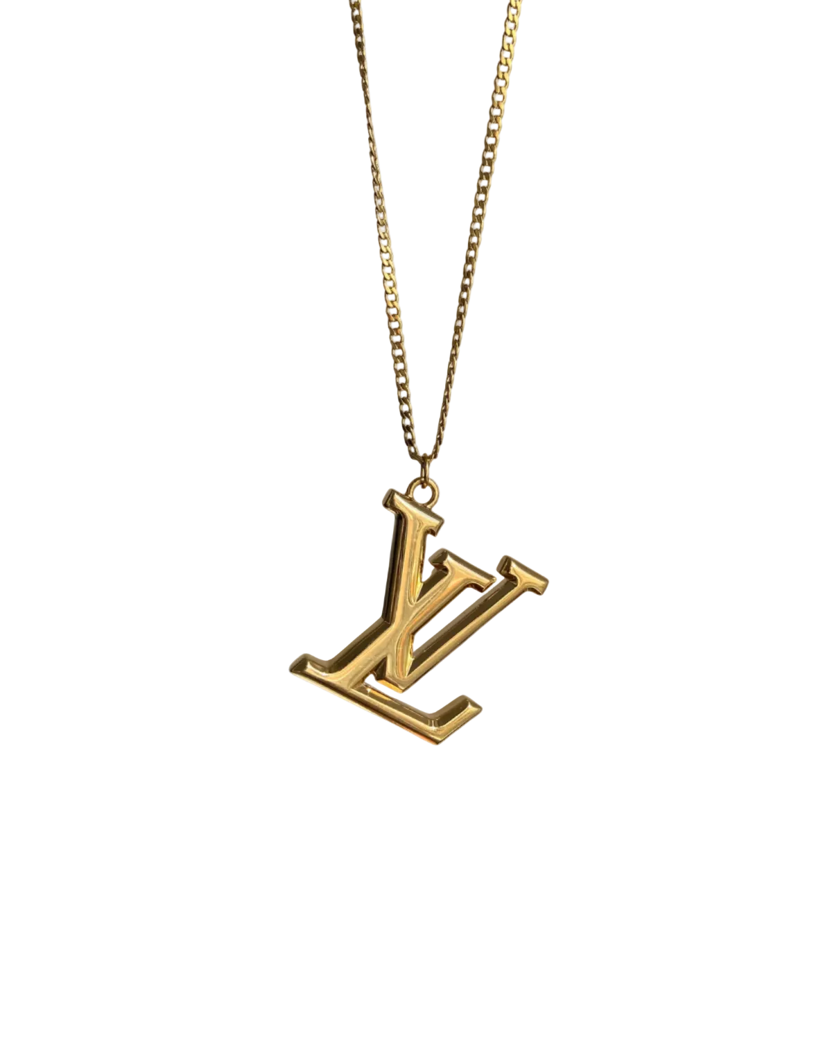 Authentic Louis Vuitton Logo - Reworked Necklace