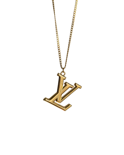 Authentic Louis Vuitton Logo - Reworked Necklace