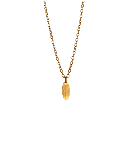 Authentic Louis Vuitton Mini Plaque - Reworked Necklace