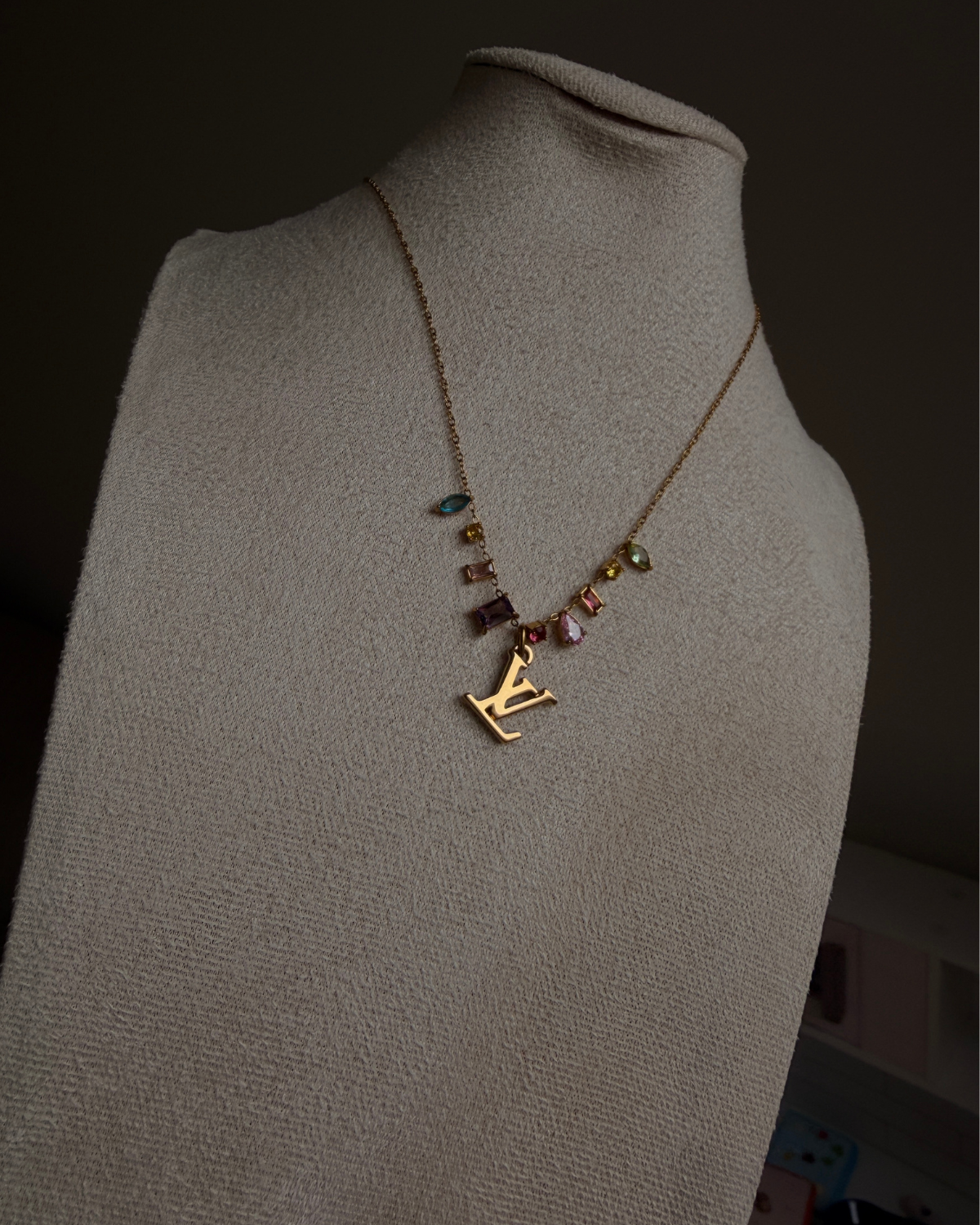 Authentic Louis Vuitton Pendant Logo Reworked Pendant Summer Edition