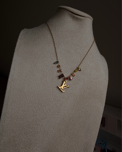 Authentic Louis Vuitton Pendant Logo Reworked Pendant Summer Edition