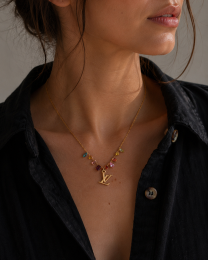 Authentic Louis Vuitton Pendant Logo Reworked Pendant Summer Edition