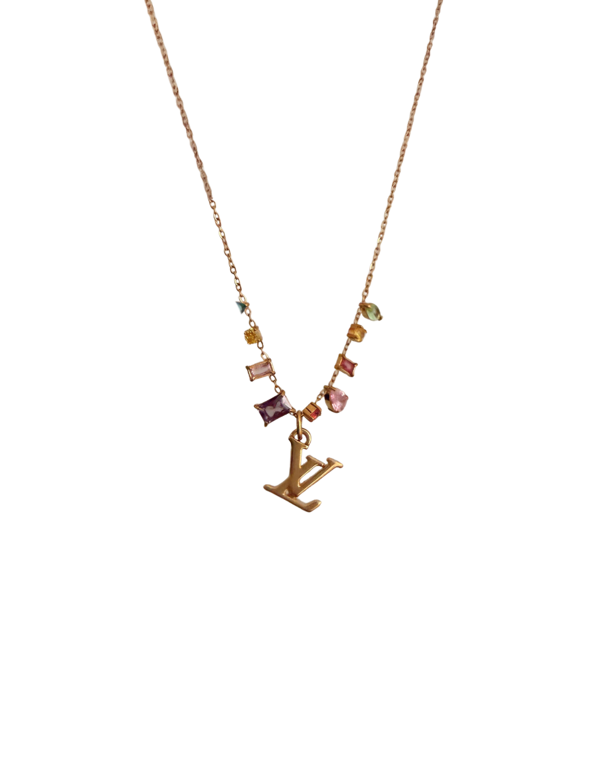 Authentic Louis Vuitton Pendant Logo Reworked Pendant Summer Edition