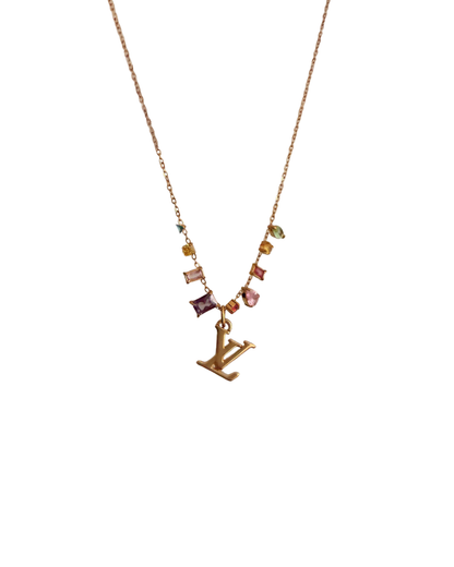 Authentic Louis Vuitton Pendant Logo Reworked Pendant Summer Edition