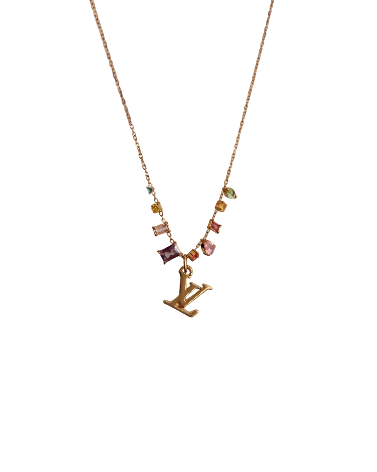 Authentic Louis Vuitton Pendant Logo Reworked Pendant Summer Edition