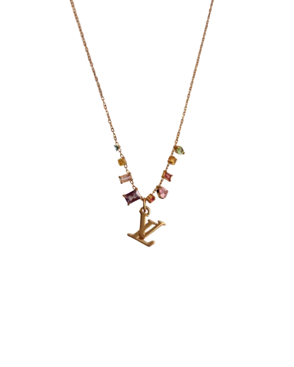 Authentic Louis Vuitton Pendant Logo Reworked Pendant Summer Edition