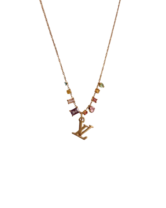 Authentic Louis Vuitton Pendant Logo Reworked Pendant Summer Edition