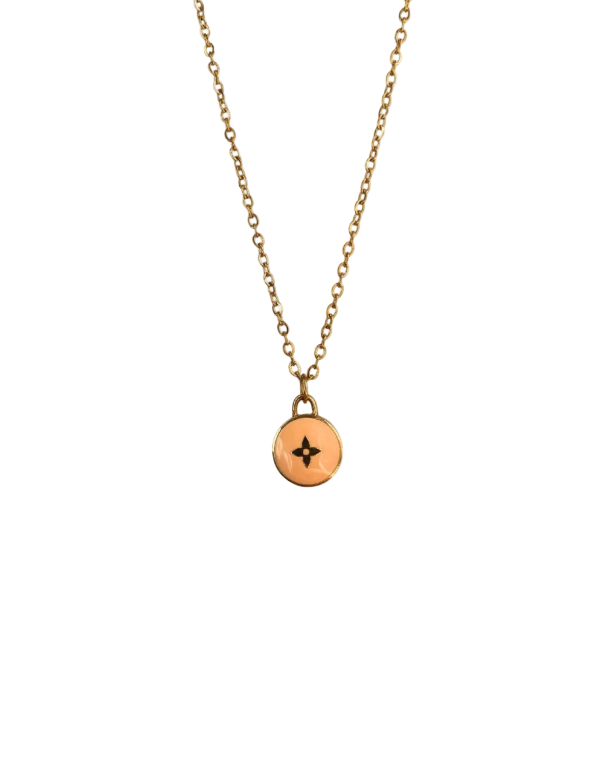 Authentic Louis Vuitton Pastilles Pendant - Reworked Necklace